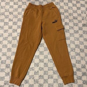 Puma Tan Cargo Joggers